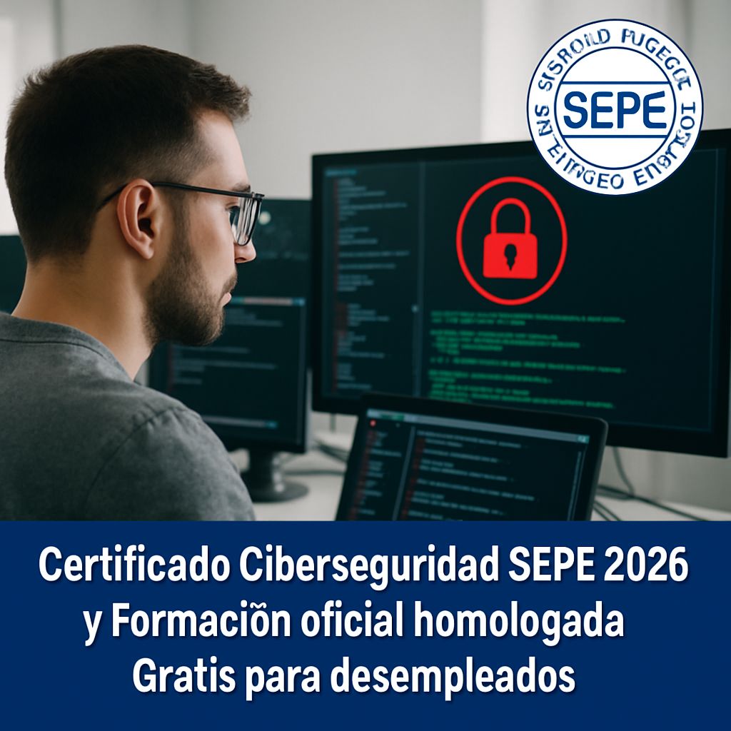 Certificado oficial de Ciberseguridad del SEPE: reconocimiento nacional y europeo 2026