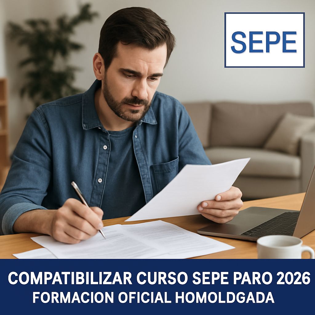 Cómo Compatibilizar un Curso SEPE con el Cobro del Paro en 2026