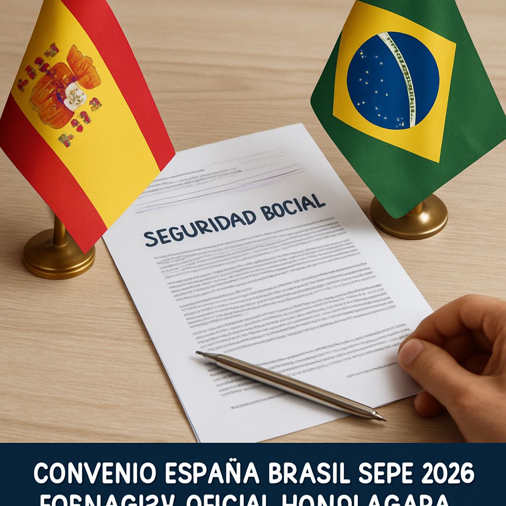 Convenio España-Brasil: cómo totalizar periodos de cotización para la pensión 2026