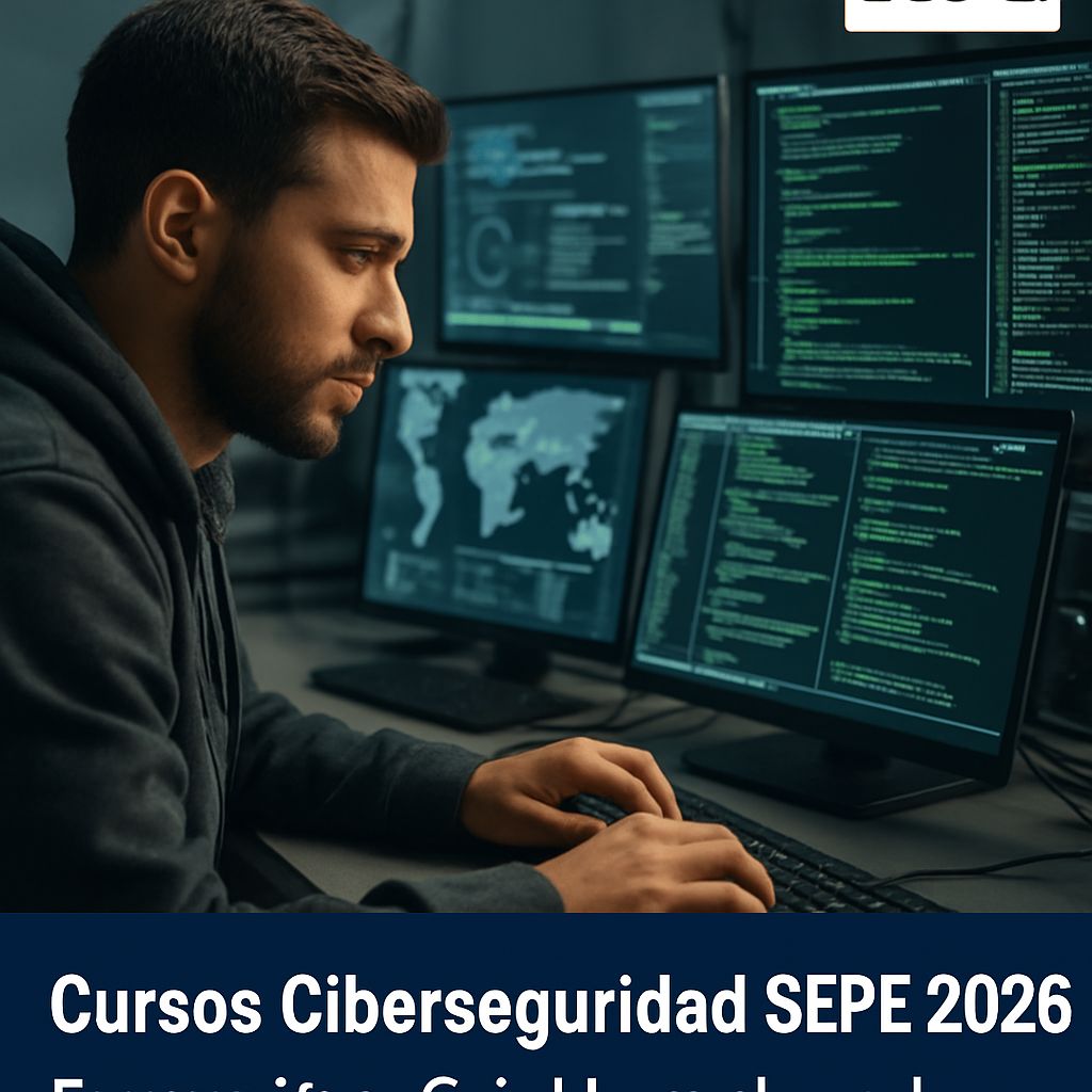Cursos SEPE de Ciberseguridad Gratis 2026: Los Más Demandados y Con Más Salidas