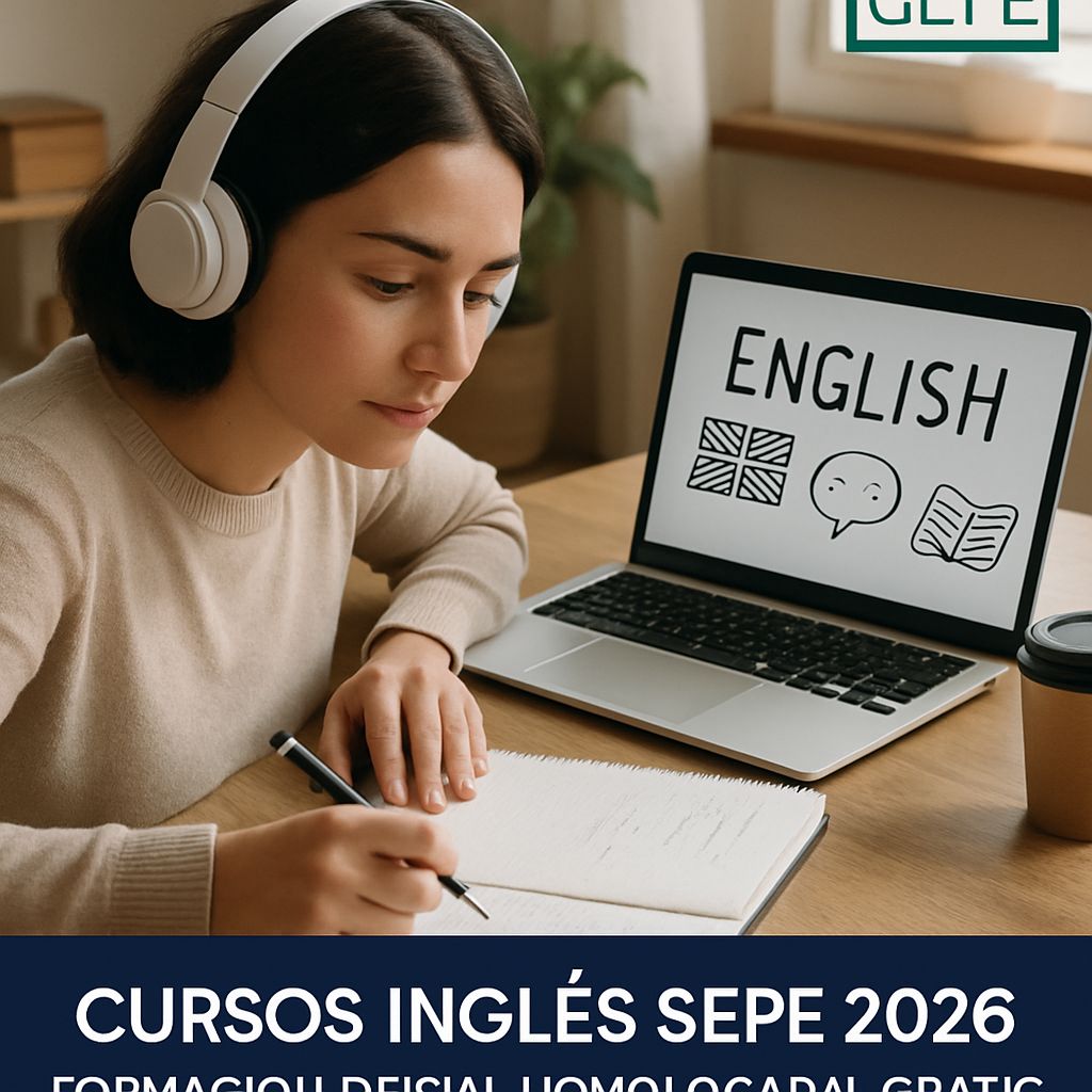 Cursos de Inglés SEPE 2026: Formación Gratuita de A1 a C1 Online y Presencial