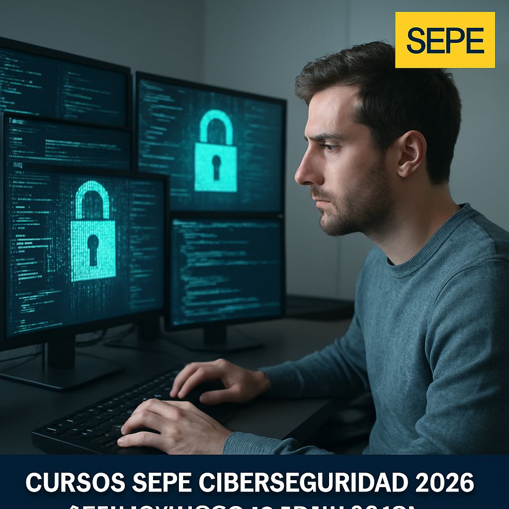 Cursos SEPE de Ciberseguridad 2026: Formación Gratuita en Seguridad Informática