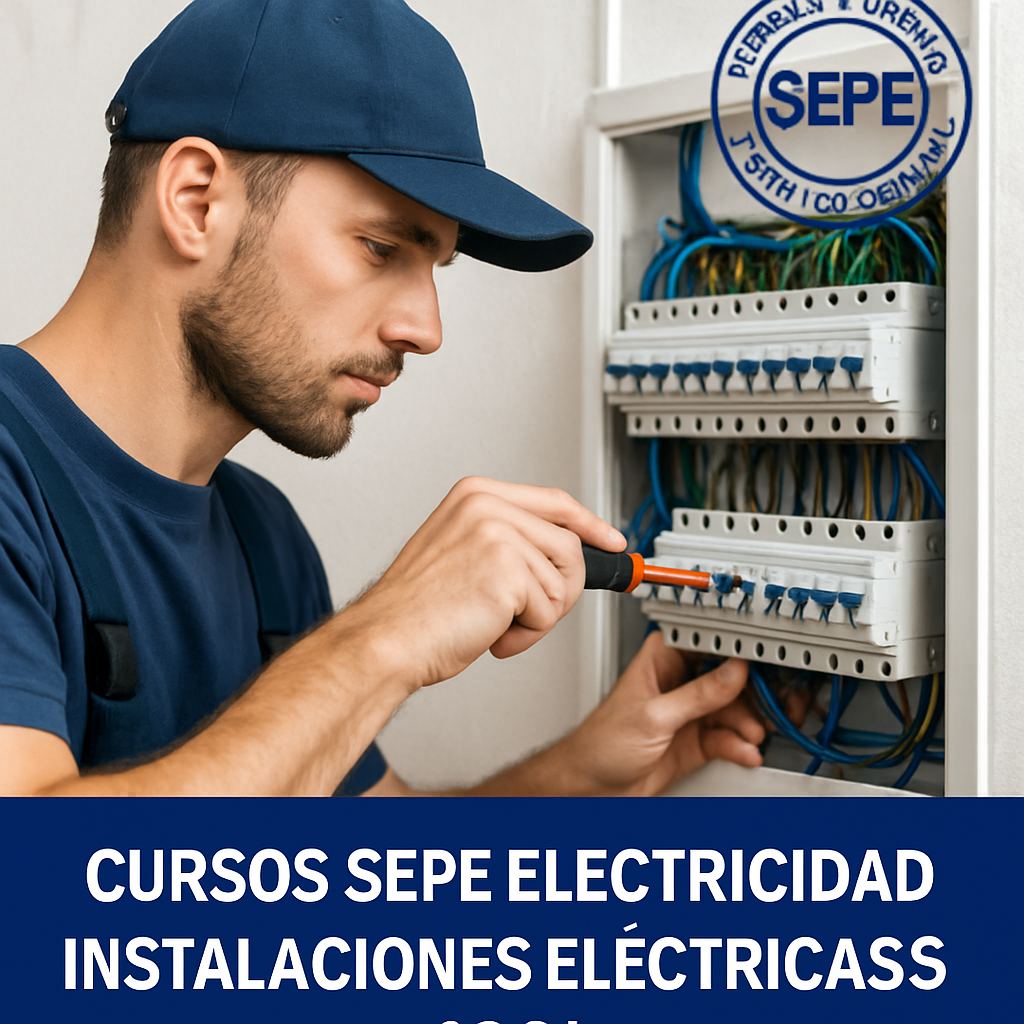 Cursos SEPE de Electricidad e Instalaciones Eléctricas 2026: Formación Gratuita para Electricistas