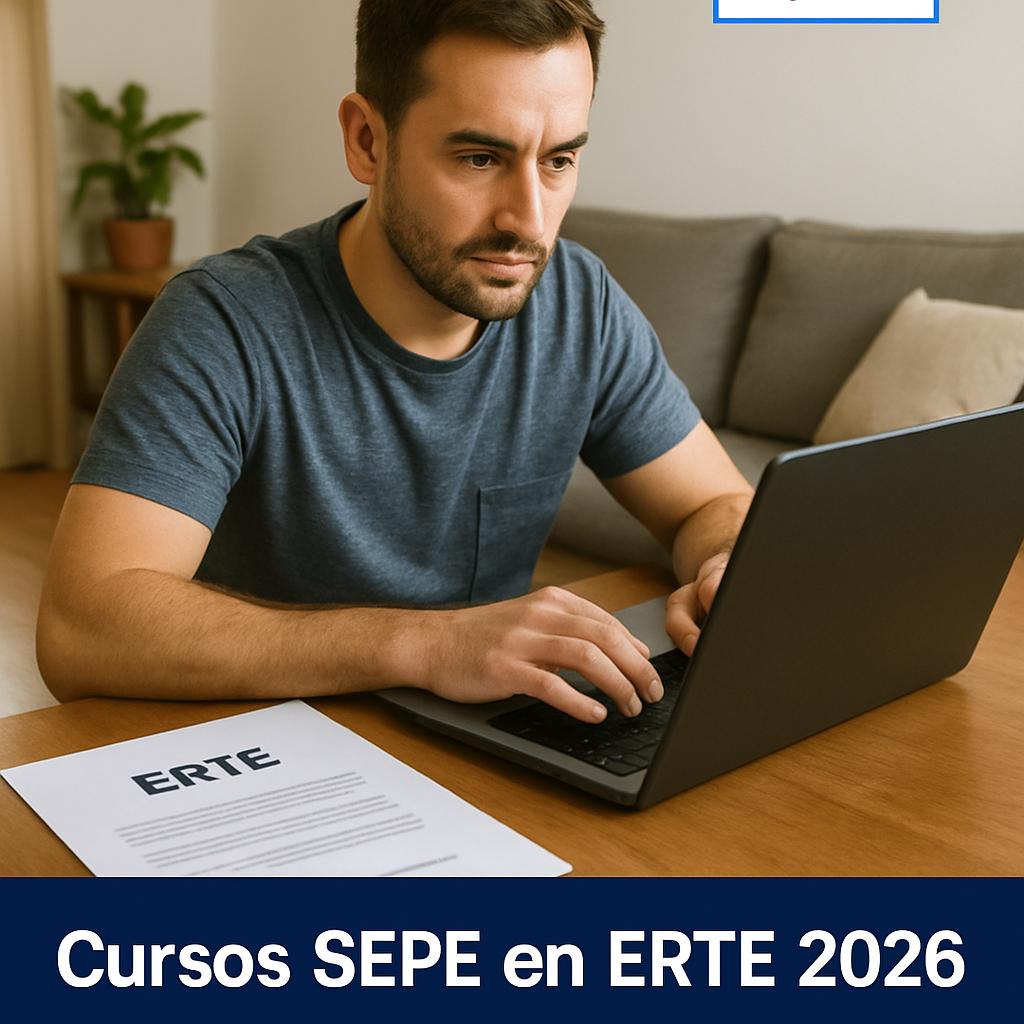 Cursos SEPE en ERTE 2026: Formación Gratuita si Estás en Expediente de Regulación