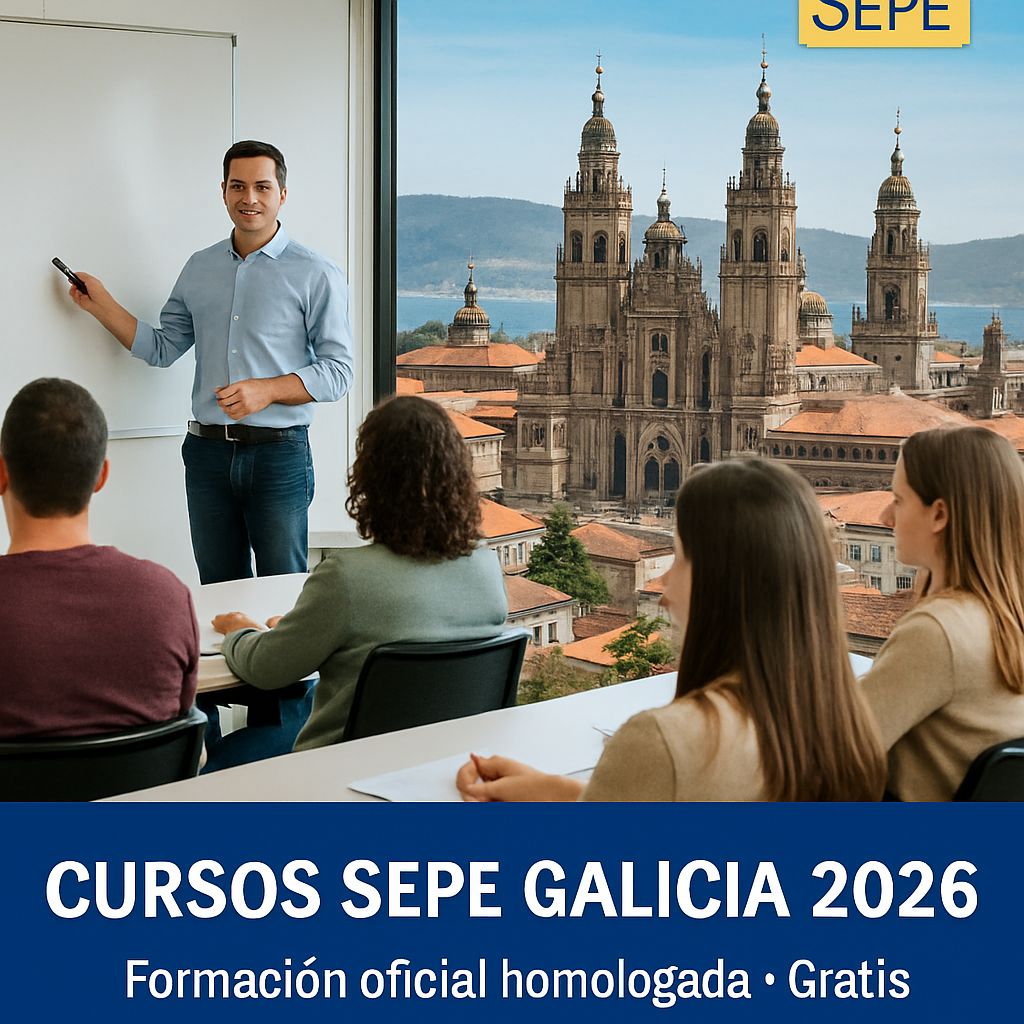 Cursos SEPE en Galicia 2026: Formación Gratuita del Servizo Galego de Emprego (Xunta)