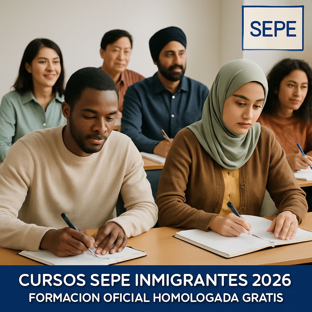 Cursos SEPE para Inmigrantes en España 2026: Requisitos, Homologación y Formación Disponible