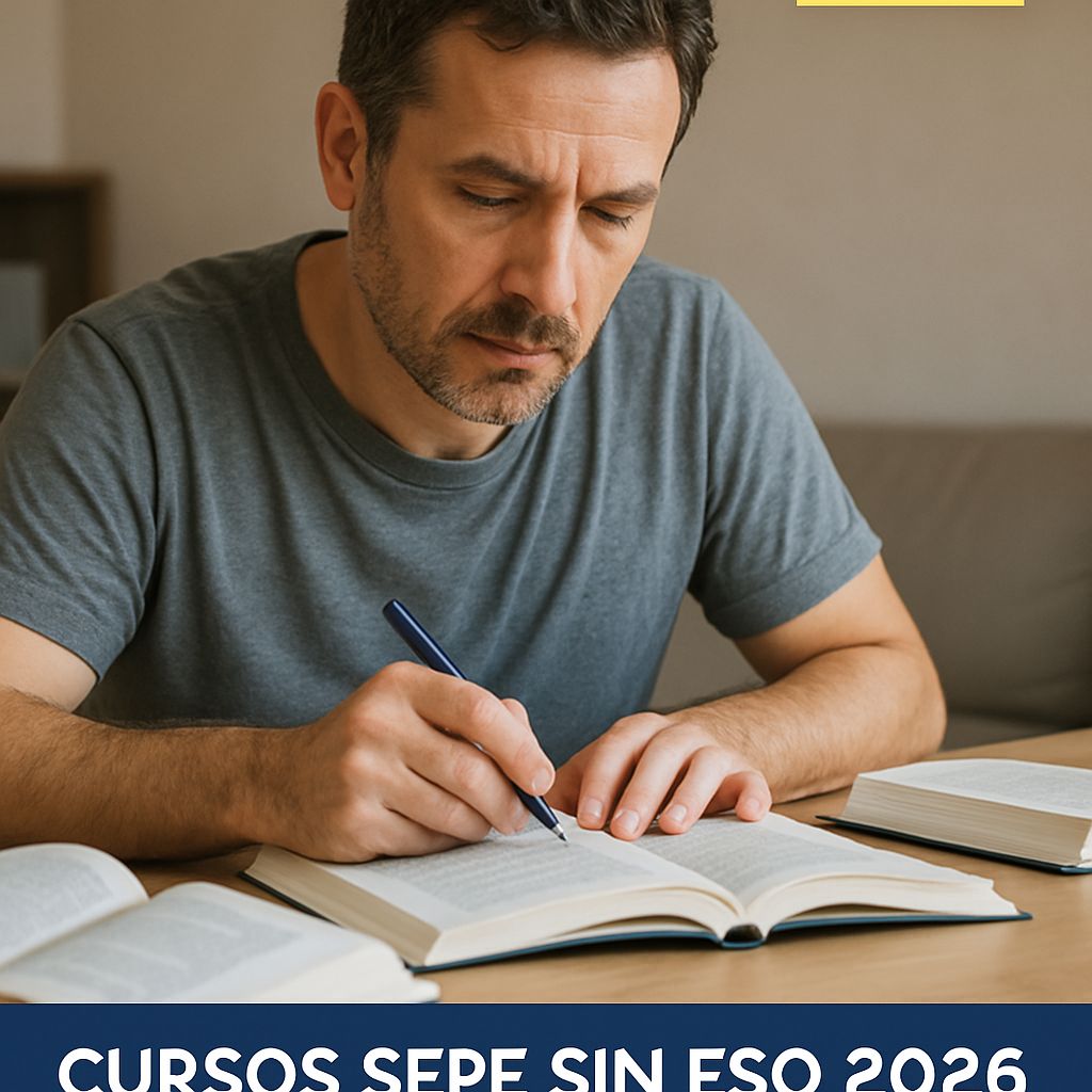 Cursos SEPE sin la ESO en 2026: Qué Opciones Existen y Cómo Acceder