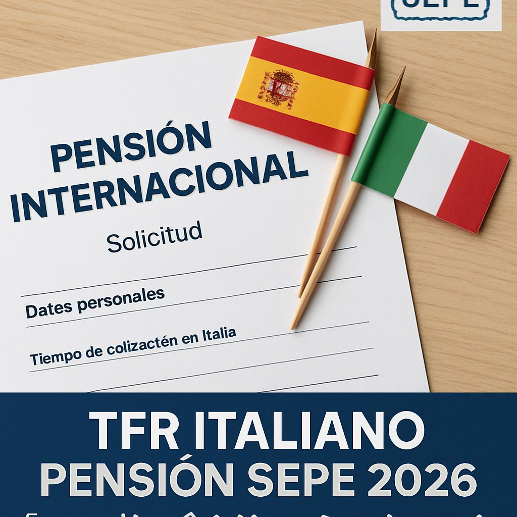 TFR italiano y pensión INPS al volver a España: qué hacer en 2026